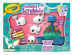 CRAYOLA SCRIBBLE SCRUBBIE - ANIMAUX MARINS ET LAGUNE